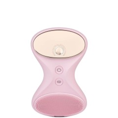 Аппарат для ультразвуковой чистки и массажа лица BeGlow TIA MAS розовый