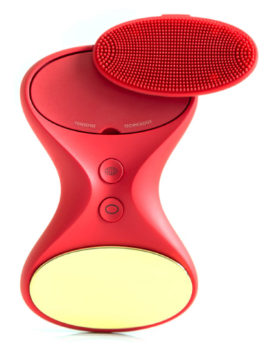 Аппарат для ультразвуковой чистки и массажа лица BeGlow Tia Rouge Limited Edition красный