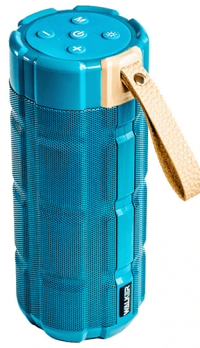 Bluetooth колонка Walker WSP-170 BT5.0/10Вт/2400mAh/4ч голубая