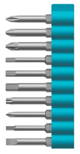 Набор бит Xiaomi HOTO Screwdriver Bit Set 50mm 10шт