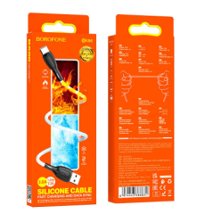 Usb Кабель-зарядка Type-C Borofone BX86 3A 1м белый