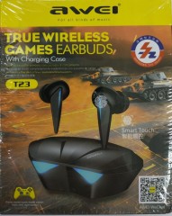 Беспроводные наушники TWS Awei T23 IPX4/BT5.3/35mAh/6ч черные