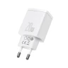 Сетевое зар. устр. Baseus Compact 20W EU 1USB/1C CCXJ-B02 белое