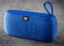 Bluetooth колонка Walker WSP-150 BT5.0/10Вт/1200mAh/3ч/часы синяя