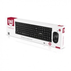 Беспроводной комплект клавиатура+мышь Smartbuy ONE 116377AG, (SBC-116377AG-K) черный