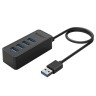 USB-хаб Orico W5P-U3-10 4xUSB3.0/MicroUSB черный