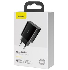 Сетевое зар. устр. Baseus Speed Mini 1C 3A 20W CCFS-SN01 черное