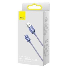 Usb Кабель-зарядка TYPE-C Baseus Crystal Shine 100W 2м (CAJY000505) фиолетовый