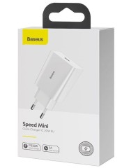 Сетевое зар. устр. Baseus Speed Mini 1C 3A 20W CCFS-SN02 белое