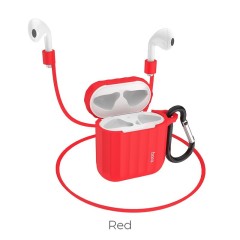 Π‘ΠΈΠ»ΠΈΠΊΠΎΠ½ΠΎΠ²ΡΠΉ ΡΠ΅Ρ
ΠΎΠ» Π΄Π»Ρ AirPods 1/2 Hoco WB10 ΠΊΡΠ°ΡΠ½ΡΠΉ