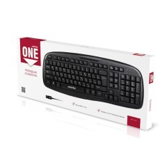 Клавиатура проводная Smartbuy ONE 116 USB/104 клавиши/1.4м черная (SBK-116-K)