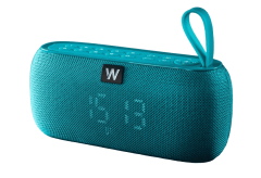 Bluetooth колонка Walker WSP-150 BT5.0/10Вт/1200mAh/3ч/часы бирюзовая