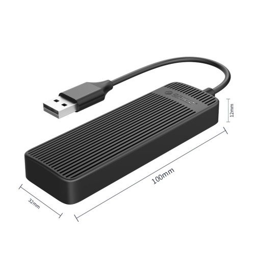 USB-хаб Orico FL02 4xUSB2.0 черный