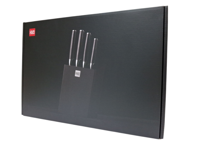 Набор кухонных ножей HuoHou (HU0033) черный