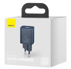 Сетевое зар. устр. Baseus Super Si Quick Charger 1C 20W EU (CCSUP-B03) синее