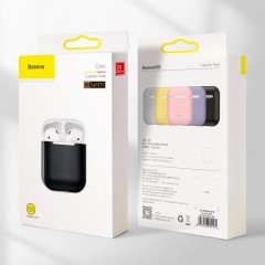 Π‘ΠΈΠ»ΠΈΠΊΠΎΠ½ΠΎΠ²ΡΠΉ ΡΠ΅Ρ
ΠΎΠ» Baseus Π΄Π»Ρ AirPods (WIAPPOD-BZ01) ΡΠ΅ΡΠ½ΡΠΉ