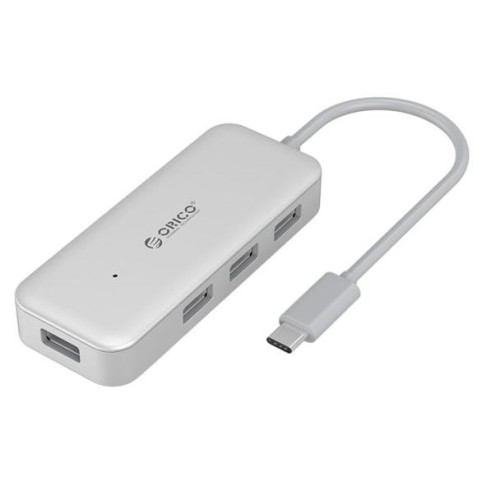 USB-С хаб Orico TC4U-SV 4xUSB3.0 серый