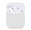 Силиконовый чехол для AirPods белый
