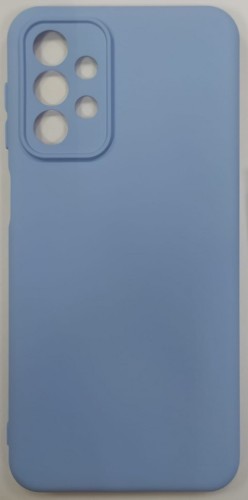 Накладка для Samsung Galaxy A23 4G силикон матовый голубой