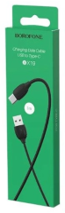 Usb Кабель-зарядка Type-C Borofone BX19 Benefit 1.3A 1м черный