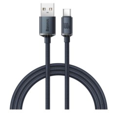 Usb Кабель-зарядка TYPE-C Baseus Crystal Shine 100W 1,2м CAJY000401 чёрный