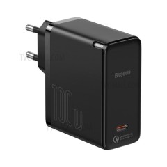 Сетевое зар. устр. Baseus GaN2 Fast Charger 1C 100W  с кабелем Type-C (TZCCGAN-L01) черное