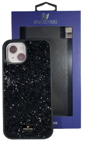 Накладка для i-Phone 14 6.1" Swarovski чёрный