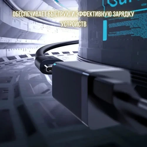 Сетевое зар. устр. Baseus GaN2 Lite Quick Charger 1USB/1C 65W (CCGAN2L-B01) черное
