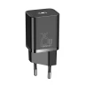 Сетевое зар. устр. Baseus Super Si Quick Charger 1C 25W 1м EU (TZCCSUP-L01) черное
