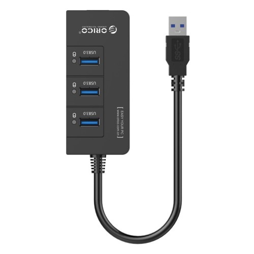 USB-хаб Orico HR01 3xUSB3.0/RJ45 черный