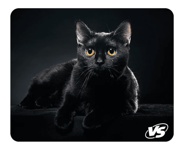 VS Коврик для компьютерной мыши "Cat", Рис.1 (180*220*2 мм), ткань+резиновое основание