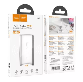 WiFi-роутер Hoco HI40 Wi-Fi6 4G 150Мбит/с белый