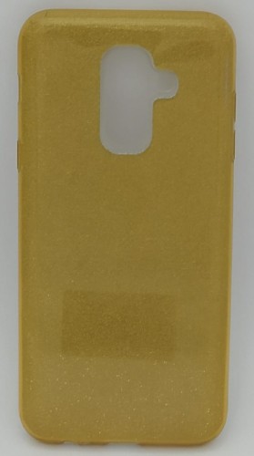 Накладка для Samsung Galaxy A6 Plus (2018) силикон блестящий в ассортименте