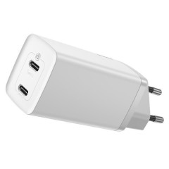 Сетевое зар. устр. Baseus GaN2 Lite Quick Charger 2C 65W (CCGAN2L-E02) белое
