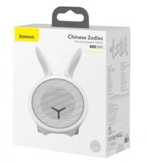 Bluetooth колонка Baseus Rabbit E06 IP55 V5.0 (NGE06-A02) белая