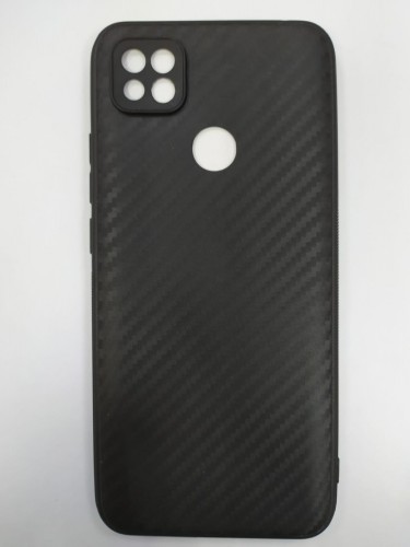 Накладка для Xiaomi Redmi 9C силикон карбон