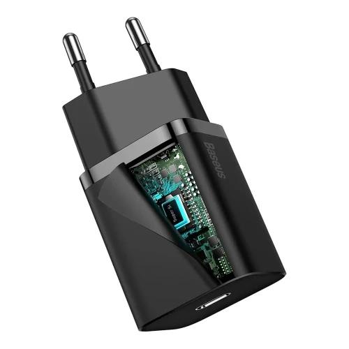Сетевое зар. устр. Baseus Super Si Quick Charger 1C 20W EU (CCSUP-B01) черное