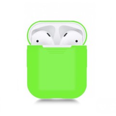Силиконовый чехол для AirPods салатовый