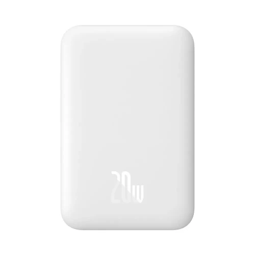 Powerbank Baseus 6000mAh Magnetic Mini Air Wireless Fast charge 20W Type-C белый