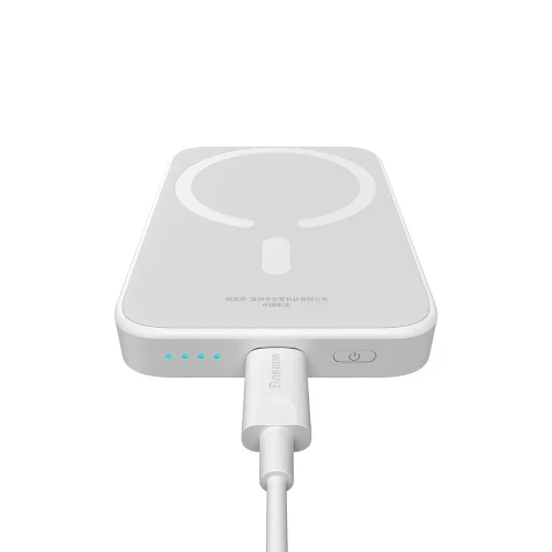 Powerbank Baseus 6000mAh Magnetic Mini Air Wireless Fast charge 20W Type-C белый