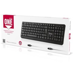 Клавиатура проводная мультимедийная Smartbuy ONE 208 USB черная (SBK-208U-K)