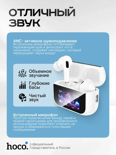 Беспроводные наушники TWS Hoco EW79 белые