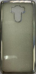 Накладка для Xiaomi Redmi 4 Pro силикон прозрачный бока цветной серебристый