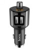 Автомобильное заряд. устр. Hoco E19 + FM-трансмиттер BT4.2 2USB 2.4A серое