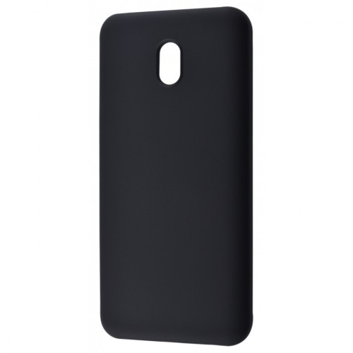 Чехол-накладка для Xiaomi Redmi 8A силикон матовый чёрный
