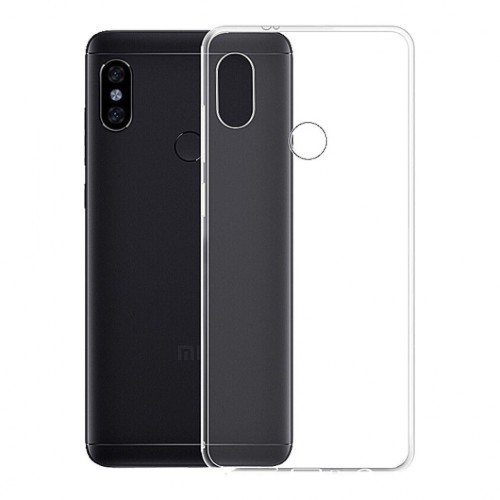 Чехол-накладка силикон 0.5мм Xiaomi Redmi Note 6 Pro прозрачный