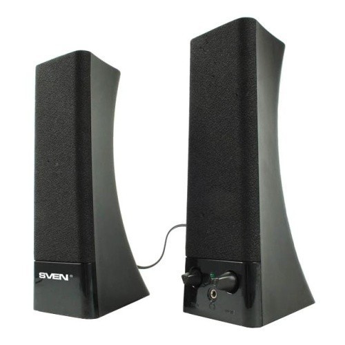Акустическая система 2.0 Sven 235, мощность 4Вт, USB, чёрная