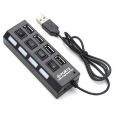 USB-HUB Китай 4 порта, P-1020 черный