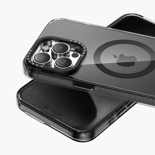 Накладка для i-Phone 15 Pro Max Keephone Magnet Pro MagSnap черный