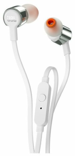 Наушники с микрофоном JBL T210 серые